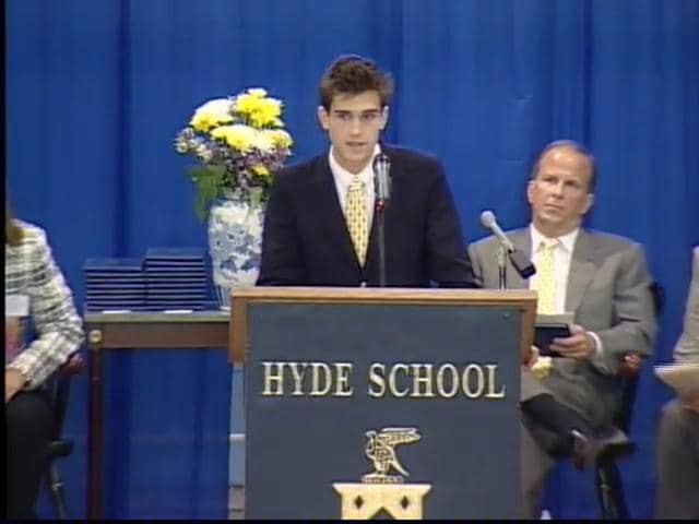 Matt Borish's Senior Speech on Vimeo