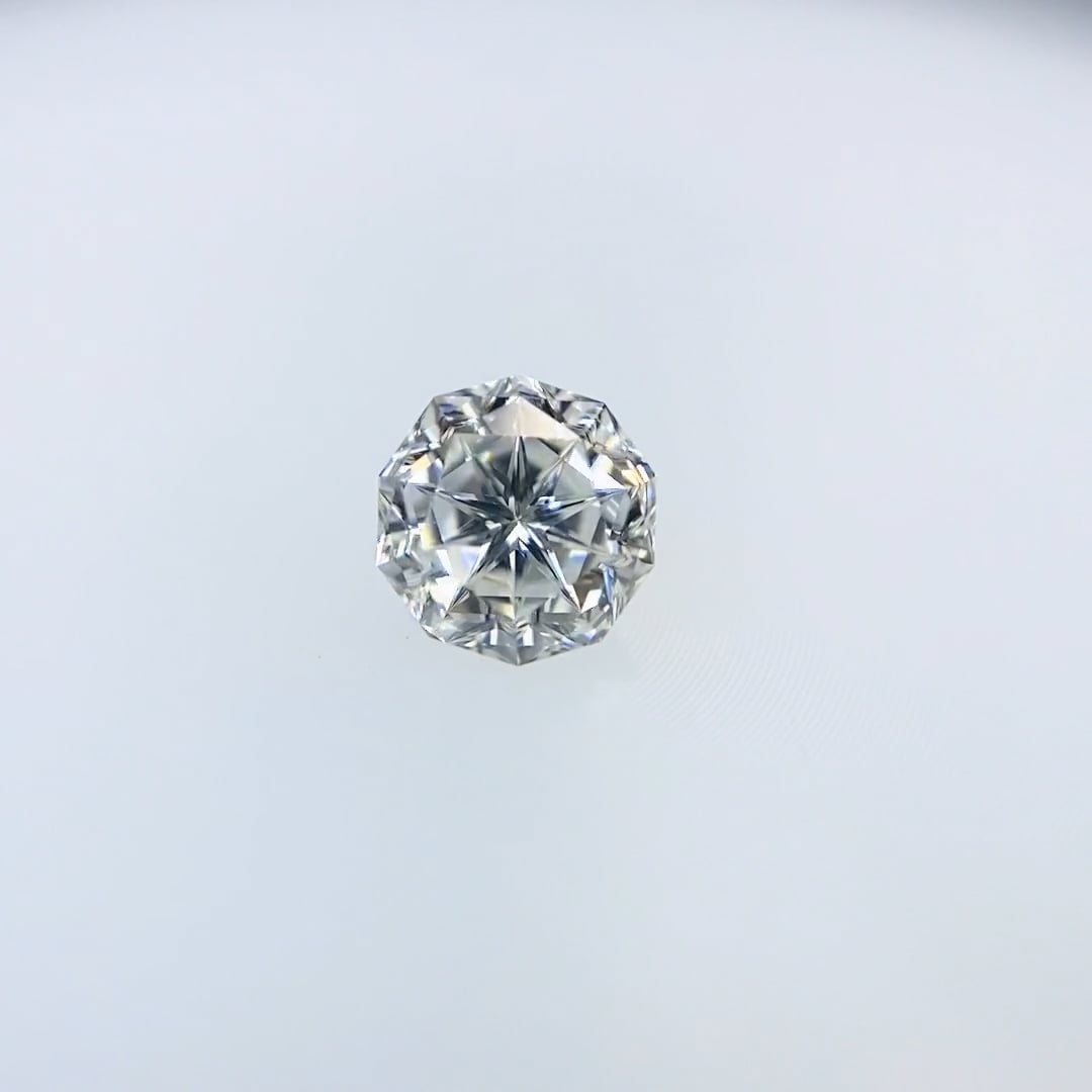 独創的 ペンダントトップ Decagon・Ｈカラー・星が見える！/0.232ct