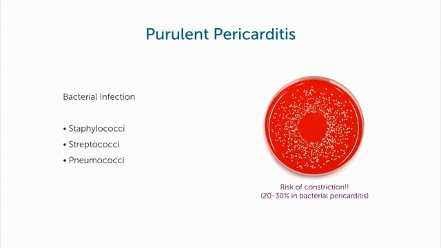 What is purulent pericarditis?