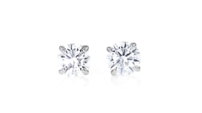 1.50 ct. t.w. CZ Stud Earrings in Sterling Silver