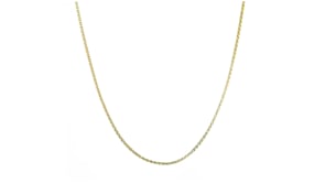 1mm 14kt Yellow Gold Adjustable Popcorn-Chain Necklace