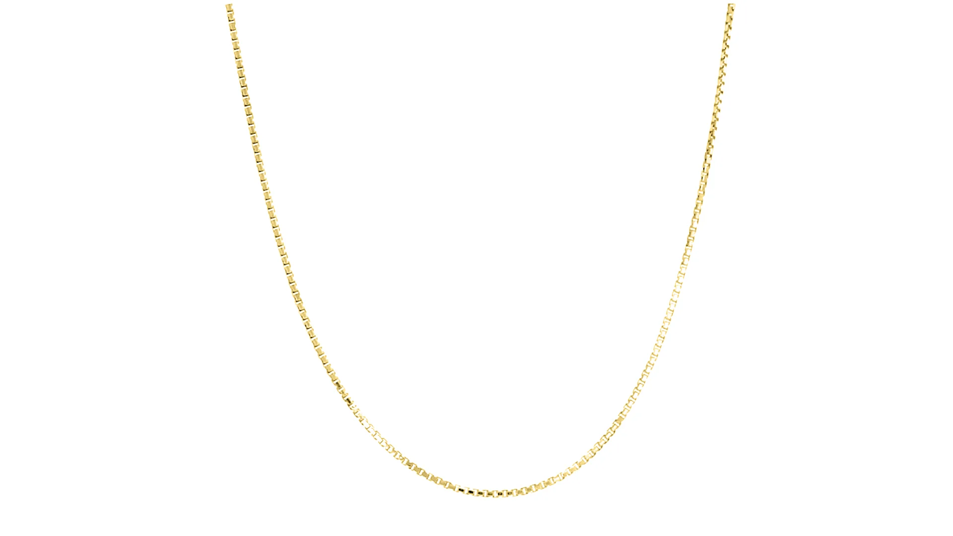7mm 14kt Yellow Gold Adjustable Box-Chain Necklace | Ross Simons