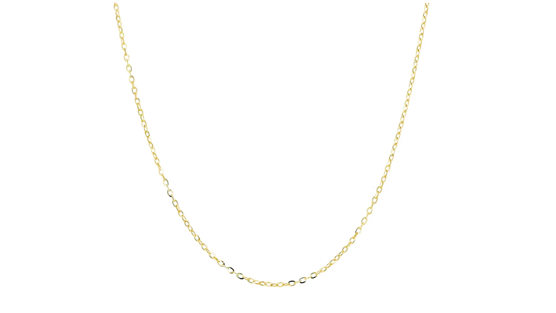 Italian 1mm 18kt Yellow Gold Cable-Chain Necklace | Ross Simons