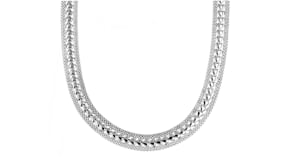 Italian Sterling Silver Heart Necklace