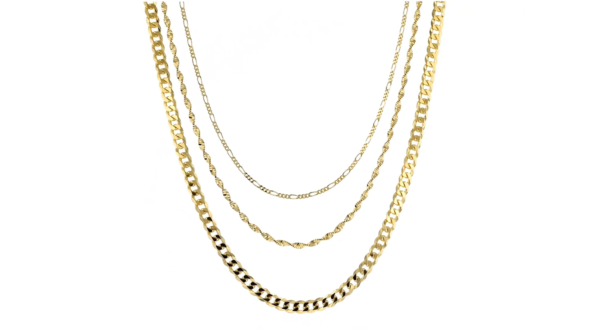 Italian 18kt Gold Over Sterling Multi-Link Layered Necklace | Ross