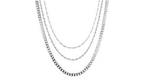 Italian Sterling Silver Multi-Chain Necklace