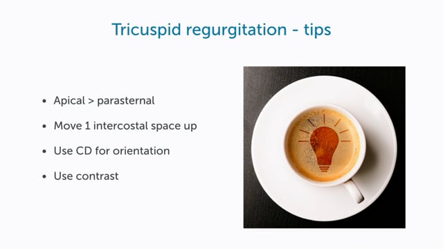 Tips & Tricks - measurements in tricuspid regurgitation