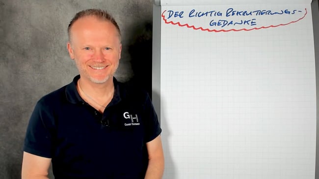 Der richtige "Rekrutierungsgedanke"