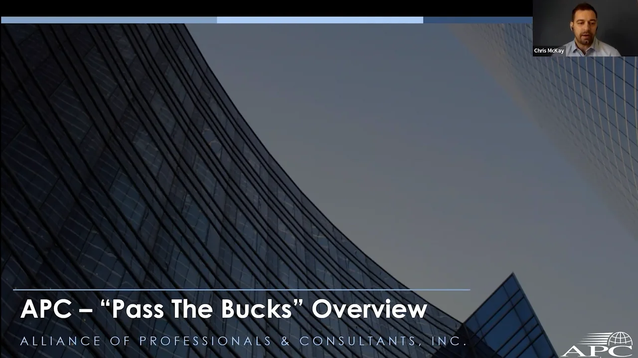 APC Pass the Bucks inar Recording March 23 on Vimeo