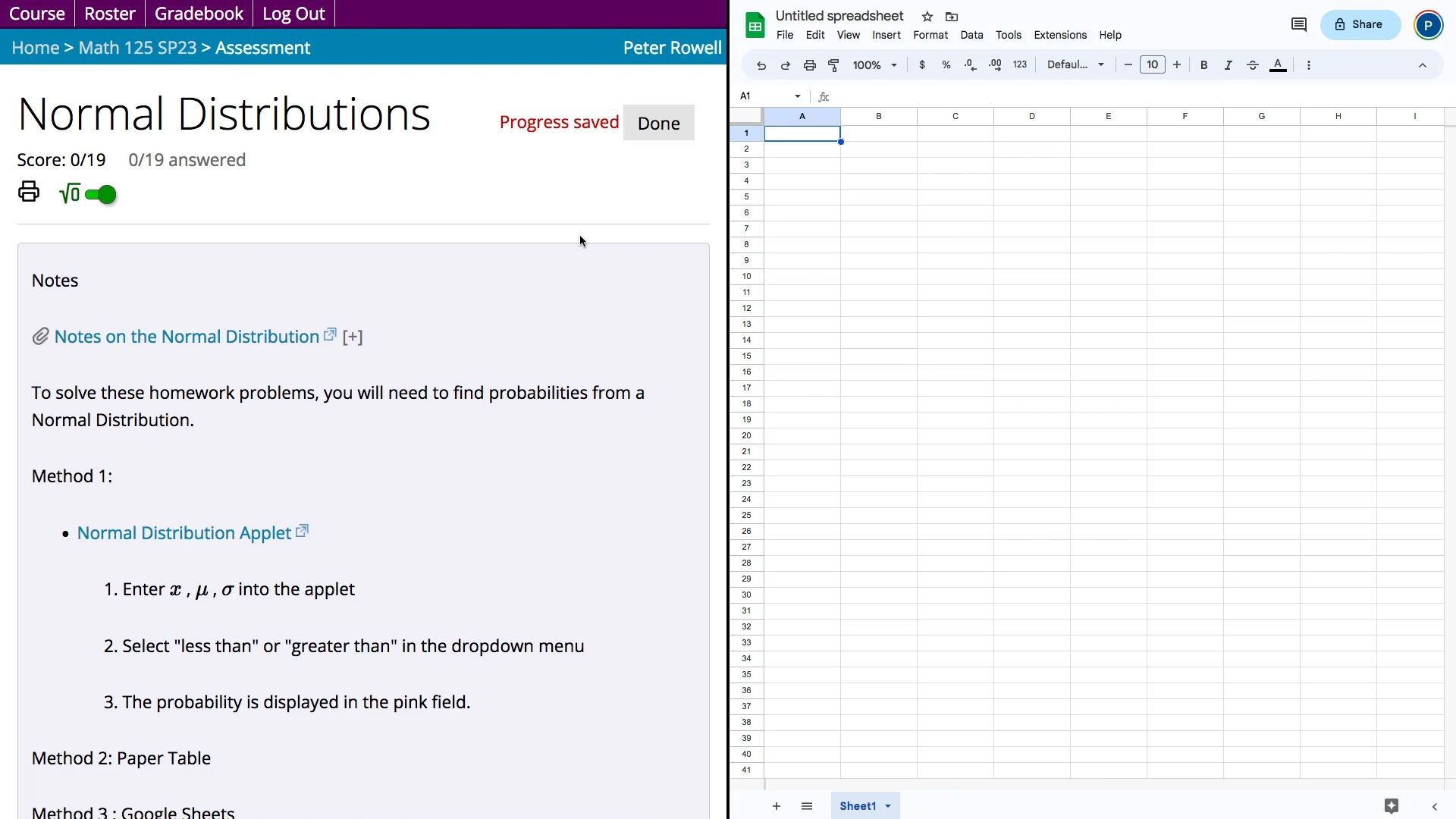 statistics-normal-distribution-applet-and-google-sheets-mov-on-vimeo