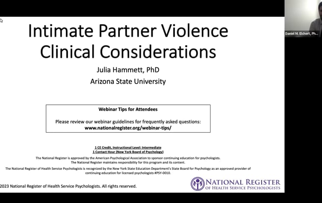 Intimate Partner Violence Clinical Considerations (Archived) featured image