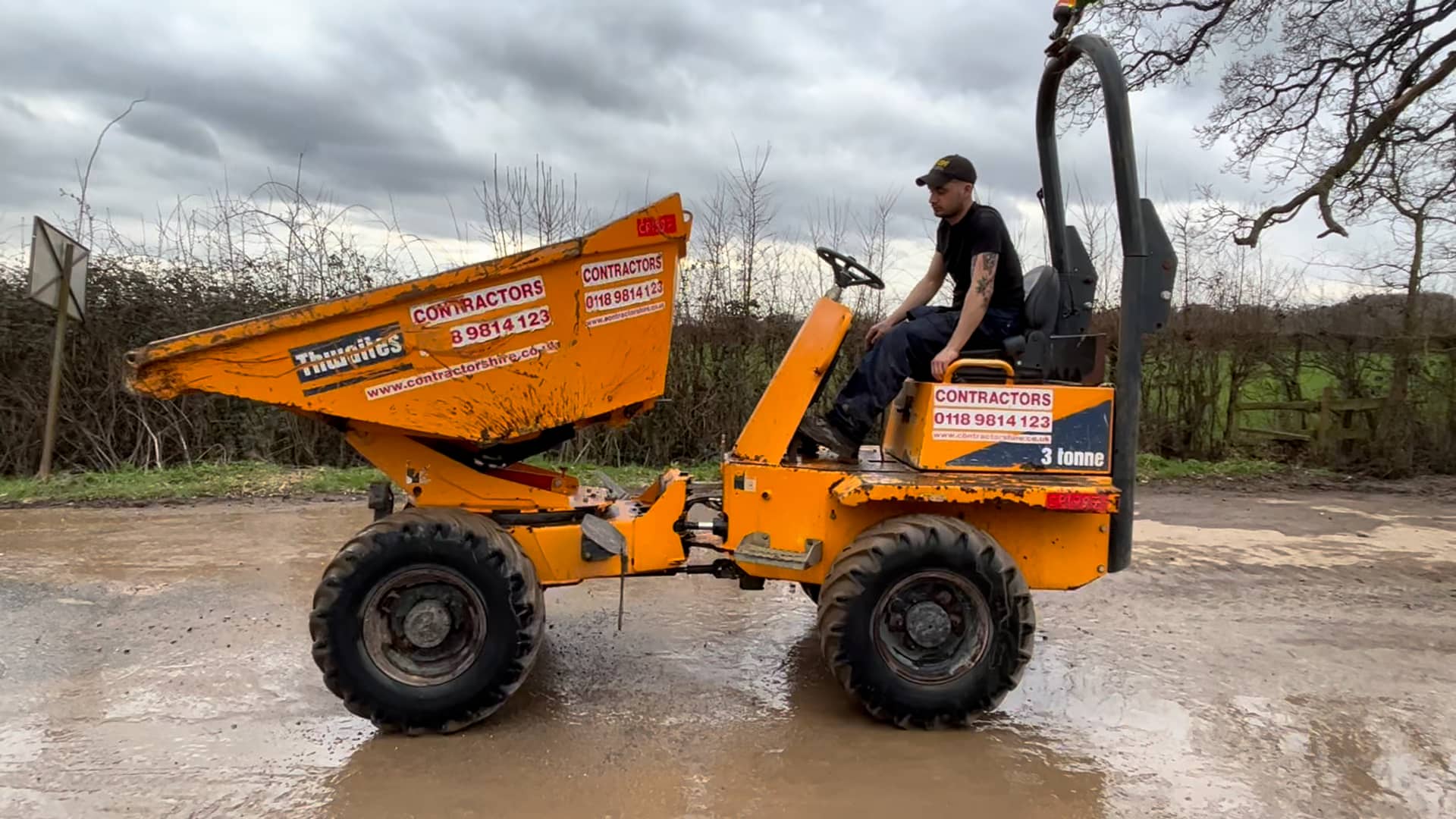 Thwaites 3 Ton Swivel Skip Dumper CPH Auction April 23 on Vimeo