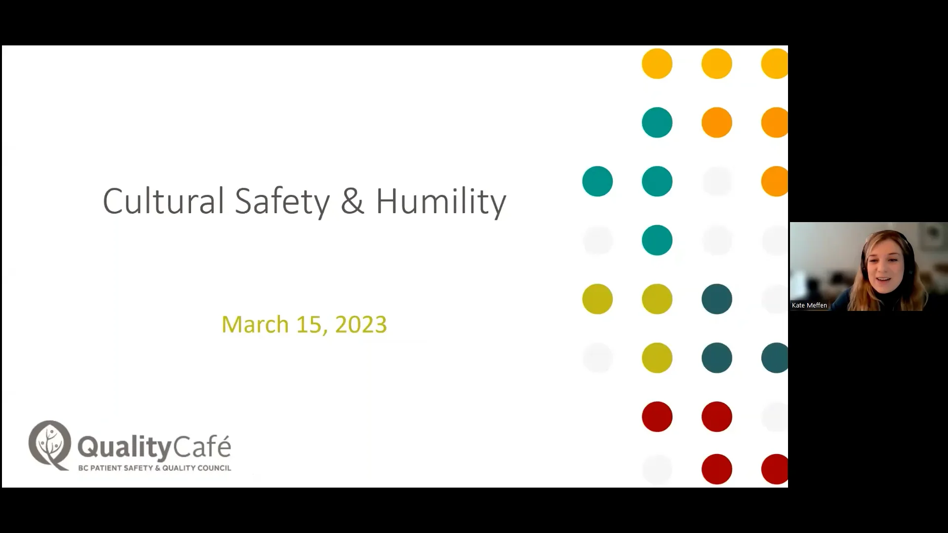 Quality Café - Cultural Safety & Humility in Quality Improvement