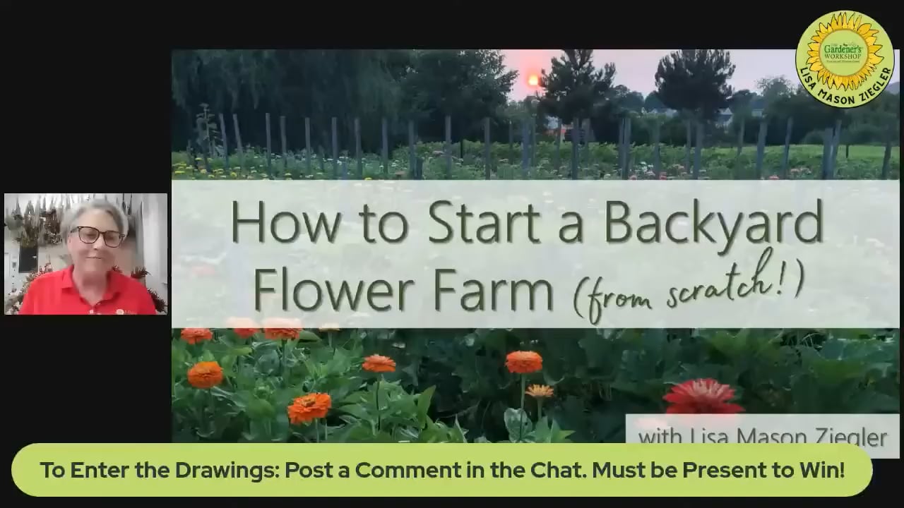 Basic - Webinar How to Start a Backyard Flower Farm (from scratch)!.mp4 ...
