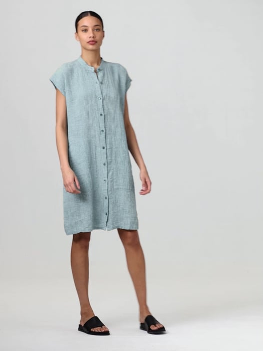 Michelle linen shirt dress - black – Styling You The Label