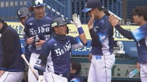 【5回表】好守の次はバットでアピール!! ライオンズ・佐藤龍世の同点ホームラン!!  2023年3月17日 千葉ロッテマリーンズ 対 埼玉西武ライオンズ