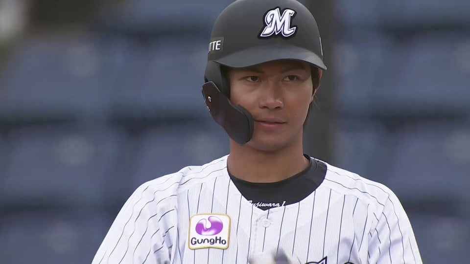【9回裏】9回2アウトから意地の一打!! マリーンズ・藤原恭大のタイムリーヒットで1点差に!!  2023年3月17日 千葉ロッテマリーンズ 対 埼玉西武ライオンズ