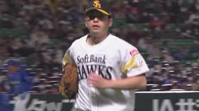 【5回表】ホークス・大関友久 この回を3者連続三振に抑える!!  2023年3月17日 福岡ソフトバンクホークス 対 横浜DeNAベイスターズ