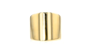 Italian 14kt Yellow Gold Wide Polished Ring