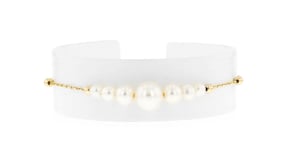 4-9.5mm Cultured Pearl Bolo Bracelet in 14kt Yellow Gold