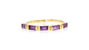 40 ct. t.w. Amethyst Ring in 14kt Yellow Gold