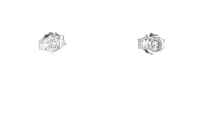 20 ct. t.w. Bezel-Set Diamond Stud Earrings in Sterling Silver