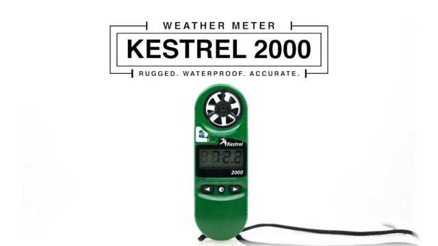 Kestrel 2000 Weather Meter - Wireless pocket anemometer & thermometer