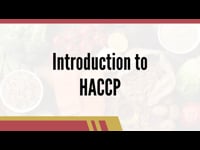 HACCP: HACCP Fundamentals
