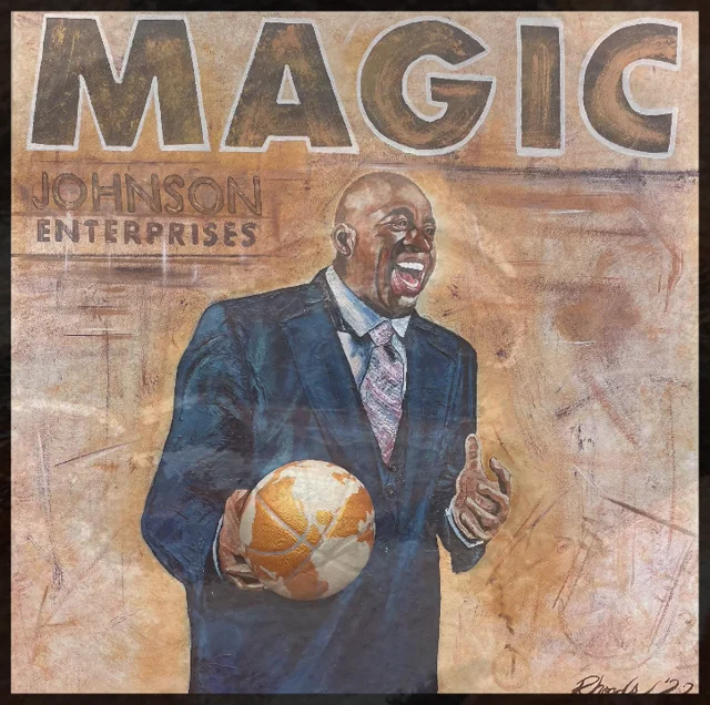 Basketball Forever - Magic Johnson's trophy room. Showtime baby. -  Source24Designs