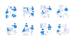 40 Collaborate Illustrations, an Illustration by Vectors Market (Thumbnail 2 of 7)