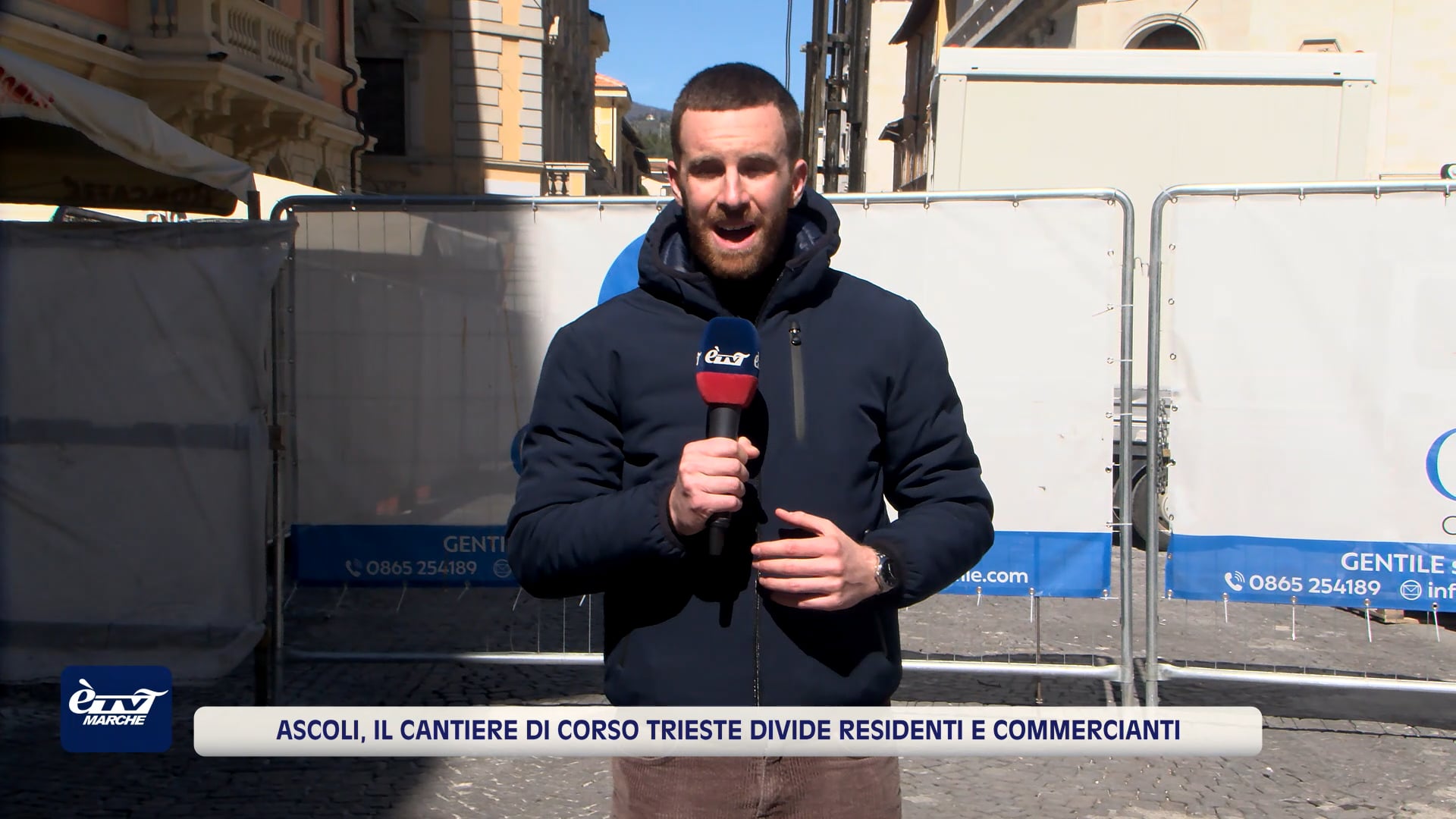 Ascoli, il cantiere di Corso Trieste divide residenti e commercianti - VIDEO