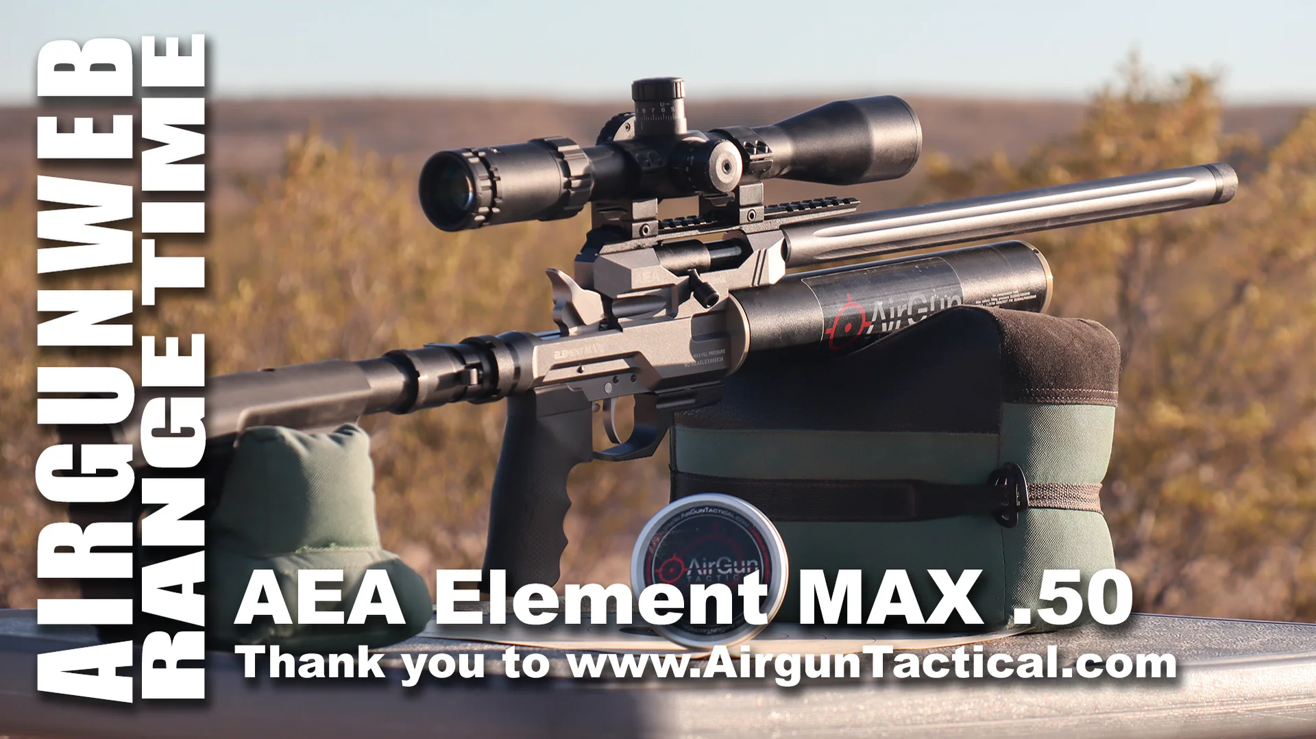 Modern Airgunner AEA Element MAX .50 Cal PCP Powerhouse Compact .50