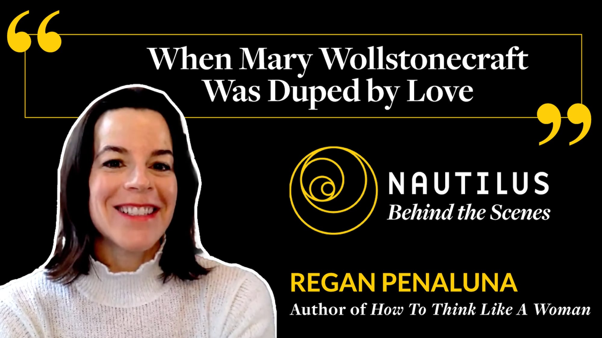Regan penaluna takes us behind when mary wollstonecraft was duped by