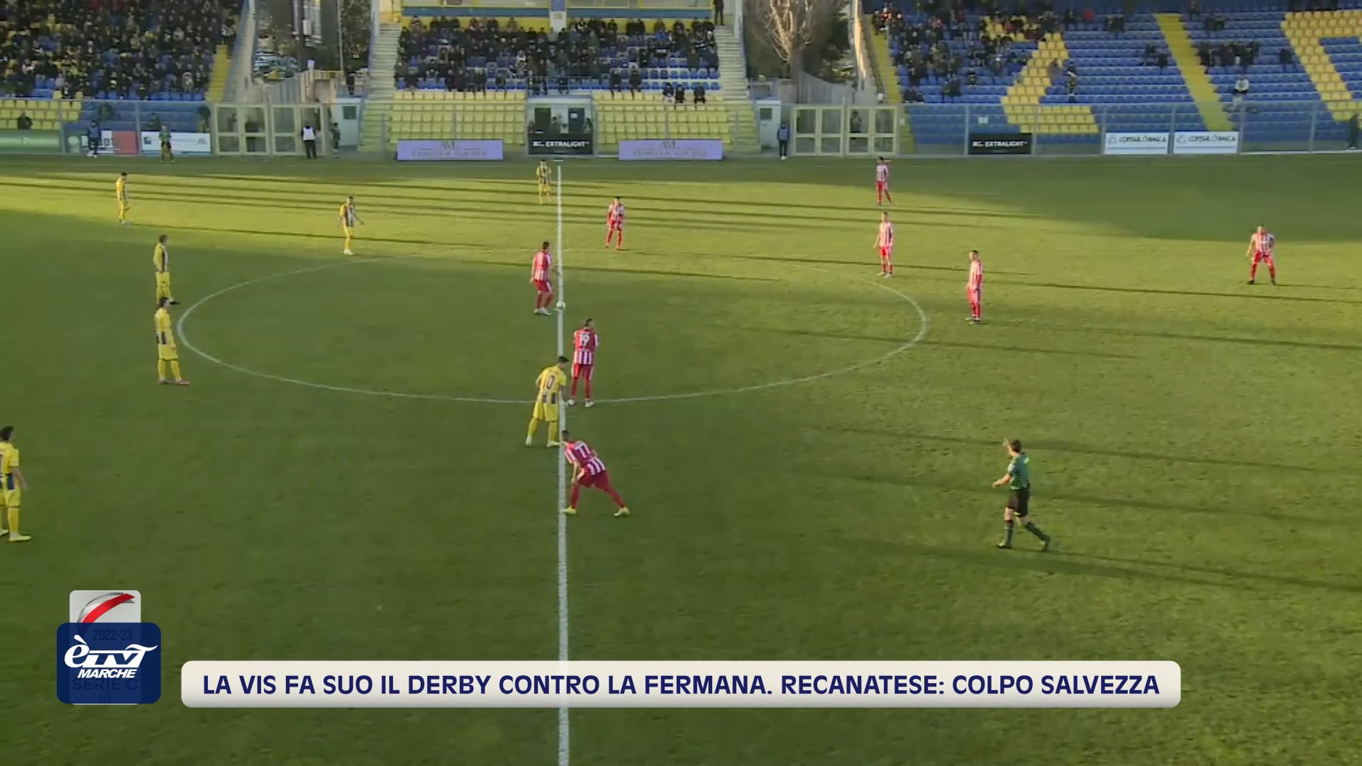  La Vis fa suo il derby contro la Fermana, grande colpo salvezza invece per la Recanatese a Rimini - VIDEO
