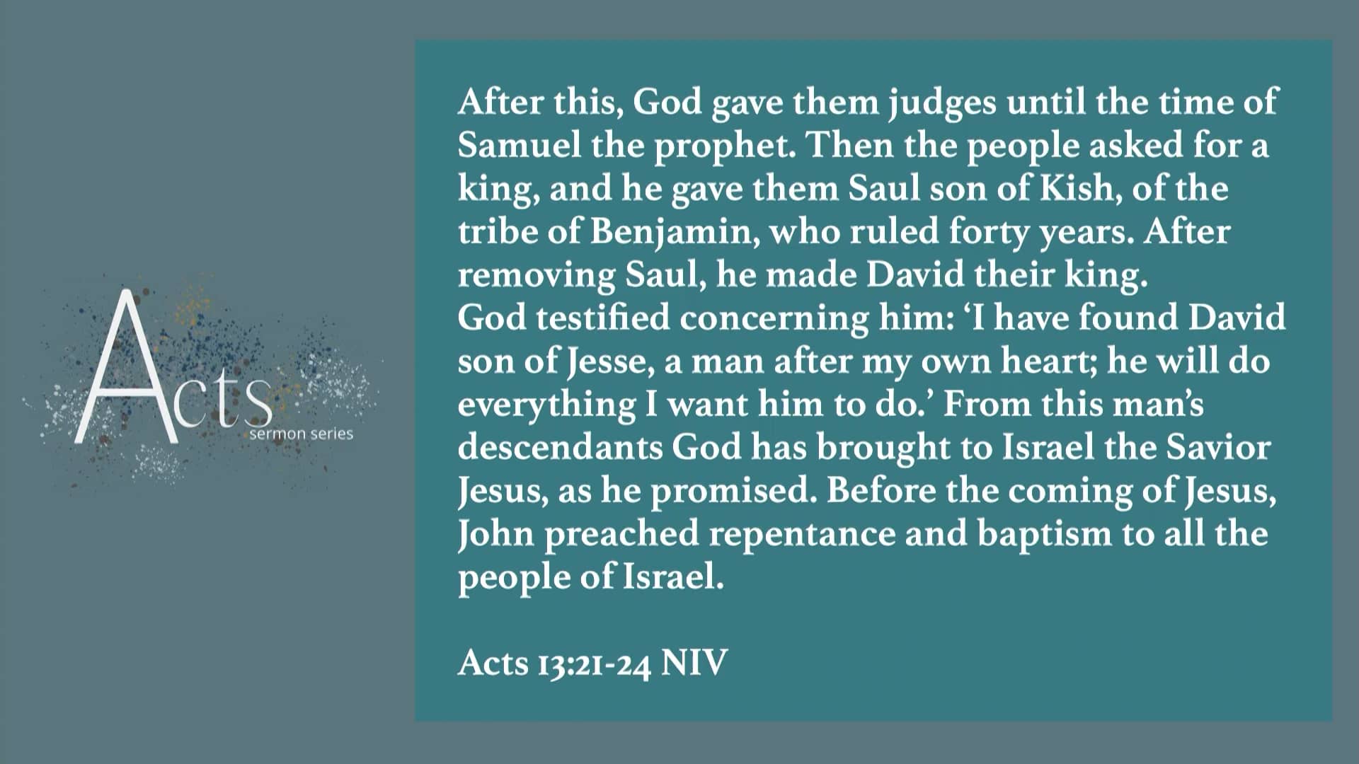 March 19 Sermon on Vimeo