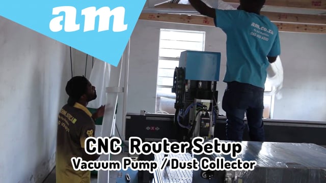 Insignia Sign EasyRoute ATC CNC Router, Vacuum Pump & Dust Collector Setup and Tool Change Test