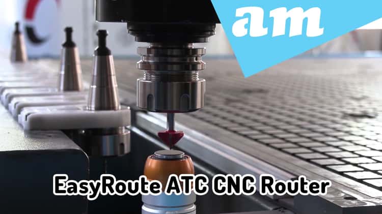 Cnc router with online automatic tool changer