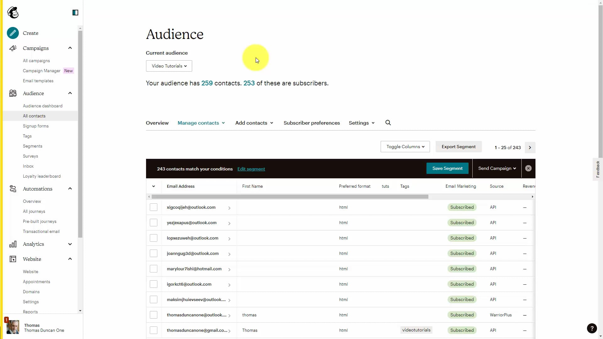 19 - Export and Back Up Your List on Vimeo
