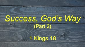 Success, God's Way, 3.19.23