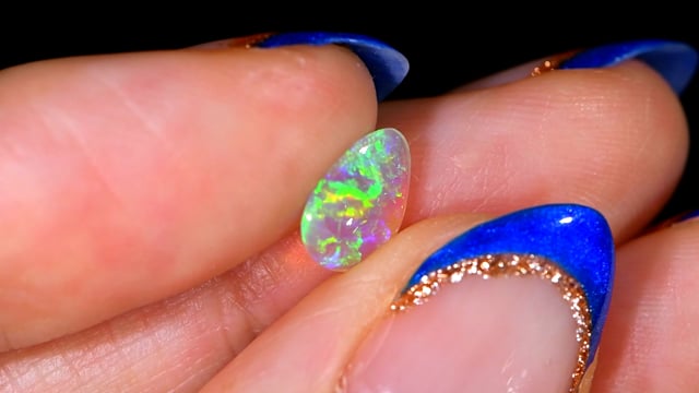 Electric Fire Crystal Opal  ct - Opal Galaxy