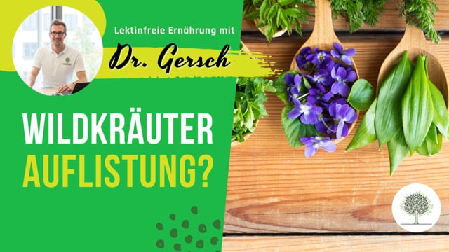 Gibt es eine Liste von Wildkräutern, die lektinhaltig sind oder lektinfrei?