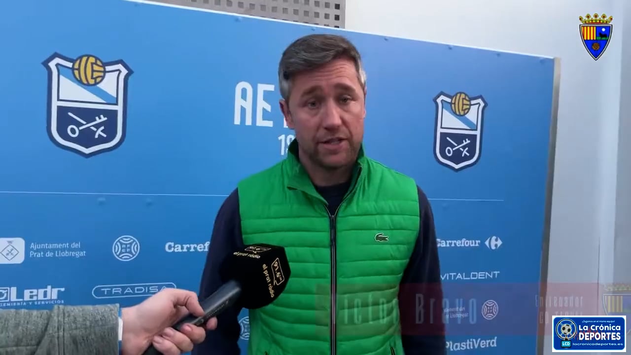 VÍCTOR BRAVO (Entrenador Teruel) Prat 0-0 CD Teruel / Jornada 26 / 2ª RFEF - Grupo 3 / Fuente: CD Teruel 