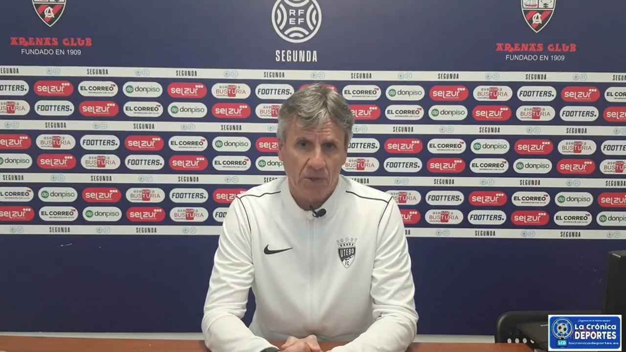 JUAN CARLOS BELTRÁN (Entrenador Utebo) Arenas 1-0 Utebo FC / Jornada 26 / 2ª RFEF - Grupo 2 / Fuente: Utebo FC 