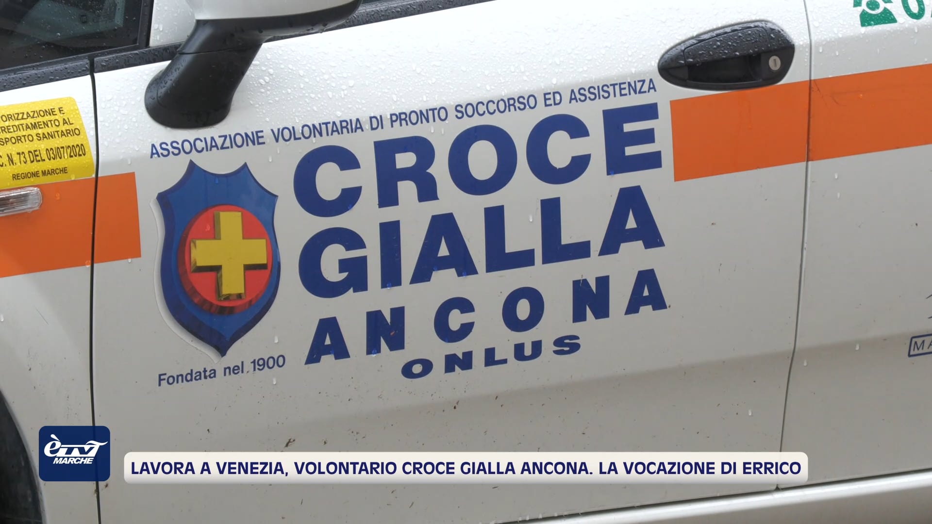 Lavora a Venezia, volontario Croce Gialla ad Ancona. La vocazione di Errico - VIDEO