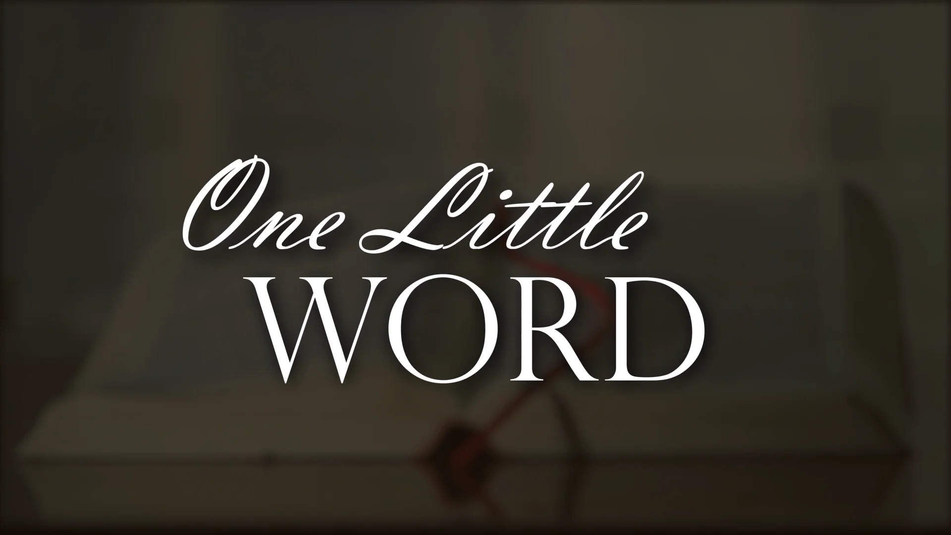 One Little Word - March 2023
