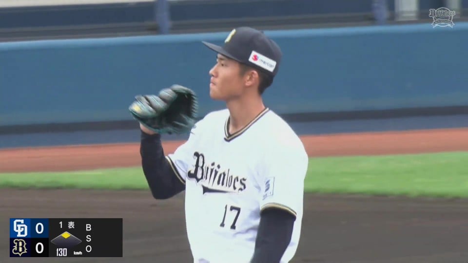 【ファーム】ドラ1左腕!! バファローズ・曽谷龍平 公式戦初登板でプロ初奪三振!! 2023年3月21日 オリックス・バファローズ 対 中日ドラゴンズ