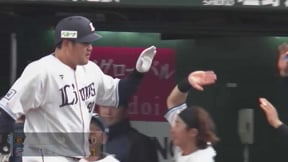 【8回裏】ライオンズ・中村剛也 一振りで決める!! 待望の先制点はベテランのソロホームラン!!  2023年3月21日 埼玉西武ライオンズ 対 阪神タイガース