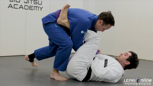 Closed Guard to Lasso with De La Riva Sweep to Armbar