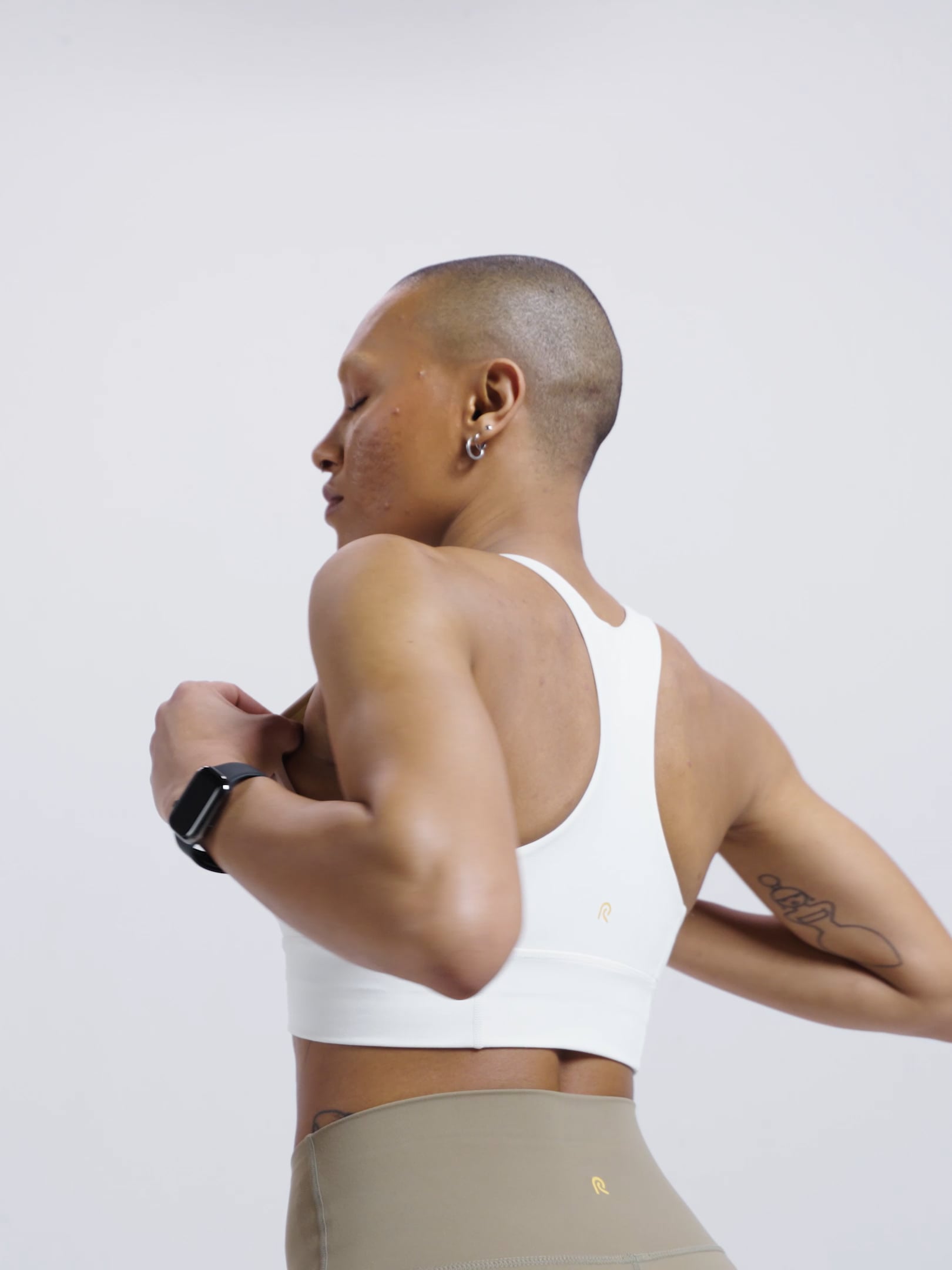 חזיית ספורט Longline גב שחיין מבד ilios