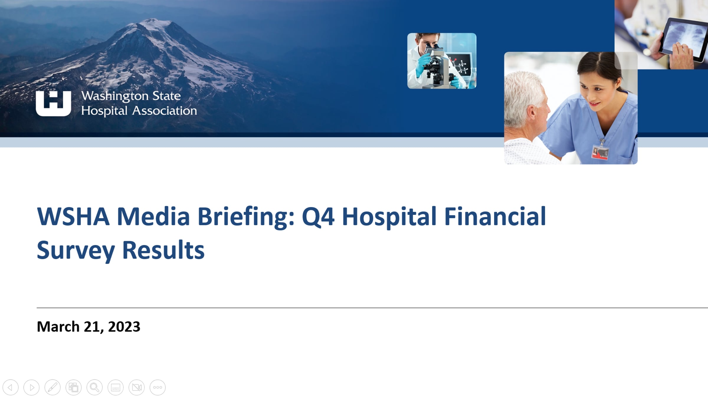 WSHA Media Briefing: Q4 Hospital Financial Survey Results | Videos ...